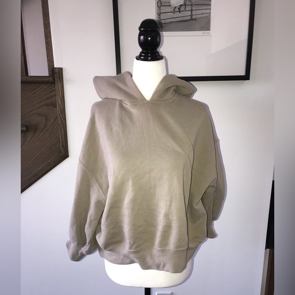ABERCROMBIE & FITCH SOFT AF essential mini sunday hoodie SIZE LARGE 2 AVAIL - Picture 7 of 9